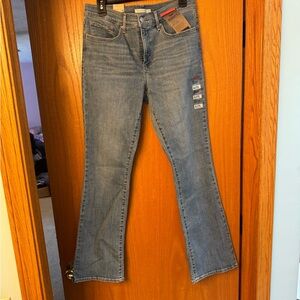 Levi's Classic 315 Shaping Bootcut Blue Jeans long length